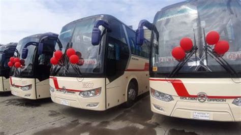 25 modern buses to transport Tacloban.